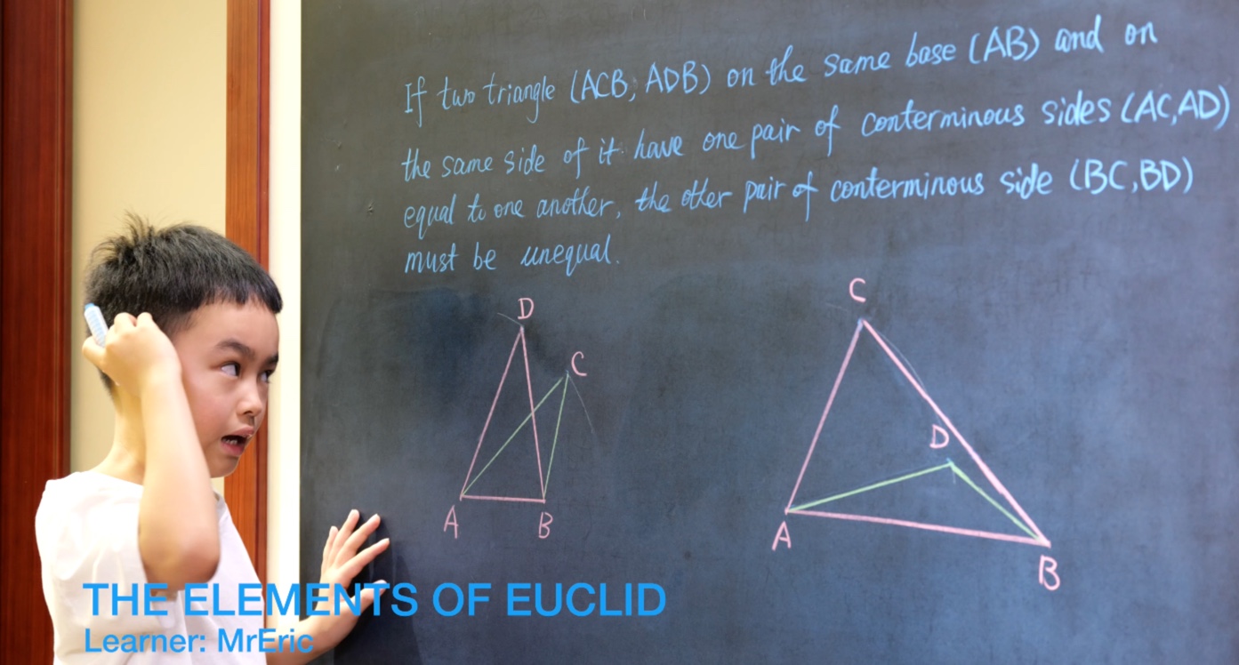 Euclid Book I PROP. VII. -- THEOREM.